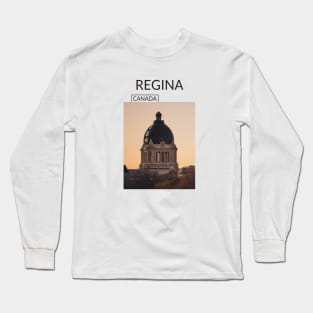 Regina Saskatchewan Canada Gift for Canadian Canada Day Present Souvenir T-shirt Hoodie Apparel Mug Notebook Tote Pillow Sticker Magnet Long Sleeve T-Shirt